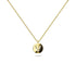 Solid 925 Sterling Silver Initial Alphabet Personalised Disc Necklace